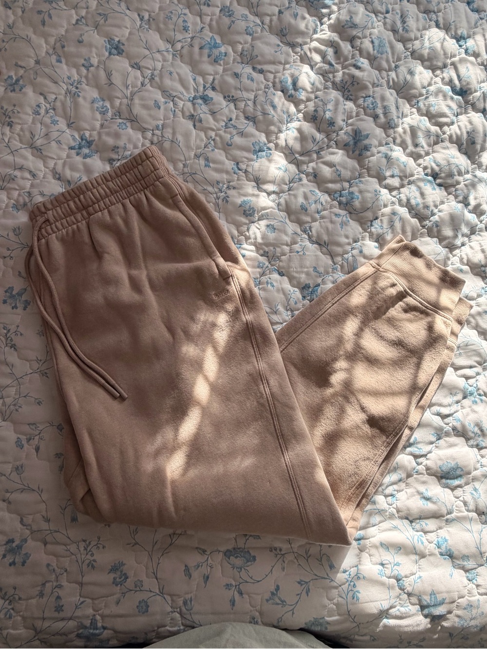 DSG Men's Tan Beige Drawstring Jogger Sweatpants